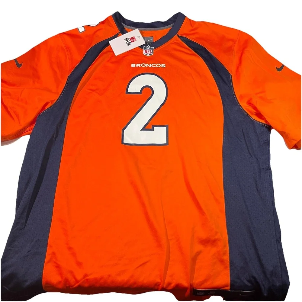 Nwt Nike Denver Broncos Patrick Surtain‎ II #2 Authentic Jersey Orange Size XXXL